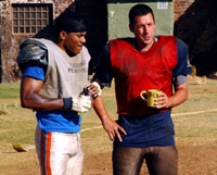 Nelly (left) and Adam Sandler star in <i>The Longest Yard</i>. Image