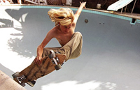 Emile Hirsch is one of the original skateboarding dudes in <i>Lords of Dogtown</i>. Image