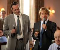 Vince Vaughn (left) and Owen Wilson co-star in <i>Wedding Crashers</i>. Image