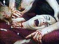 Sandra Cassel gets her insides torn out in <i>The Last House on the Left</i>. Image