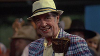 Jim Siedow co-stars in <i>The Texas Chainsaw Massacre 2</i>. Image