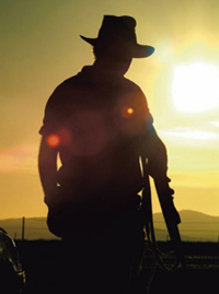 John Jarratt is deadly in <i>Wolf Creek</i>. Image