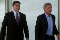 Brendan Fraser (l.) and Harrison Ford co-star in <i>Extraordinary Measures</i>. Image