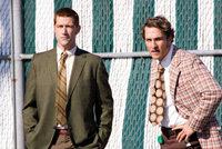 Matthew Fox (left) and Matthew McConaughey co-star in <i>We Are Marshall</i>. Image