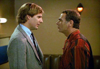 Sam (Scott Bakula) talks with Al (Dean Stockwell) on <i>Quantum Leap</i>. Image