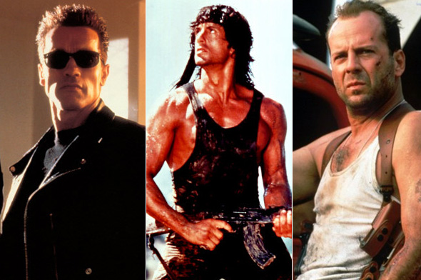 Arnold Schwarzenegger — Sylvester Stallone — Bruce Willis