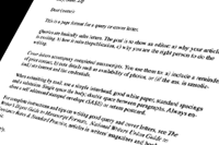 The query letter is king!