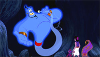 Robin Williams brings the Genie to life in 'Aladdin'