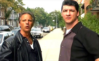 Eddie Sicoli (left) and Paul Dunleavy co-star in 'Back to Manhattan'