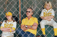 Sammi Kane Kraft (left), Billy Bob Thornton (center) and Timmy Deters star in 'Bad News Bears'