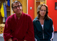 Ron Silver and Holly Hunter in 'When Billie Beat Bobby'