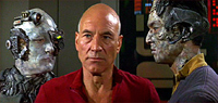 Patrick Stewart battles the Borg in 'Star Trek: First Contact'