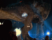 The giant lizard gets the CGI treatment in 1998's 'Godzilla'