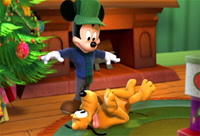 Mickey Mouse and Pluto in 'Mickey’s Twice Upon a Christmas'