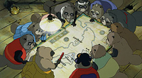 Raccoons plot their next move in 'Pom Poko'