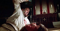 Gregory Peck tries to kill the devil in 'The Omen'