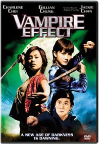 DVD cover for the Jackie Chan actioner, 'Vampire Effect'