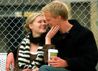 Kirsten Dunst and Paul Bettany in 'Wimbledon'