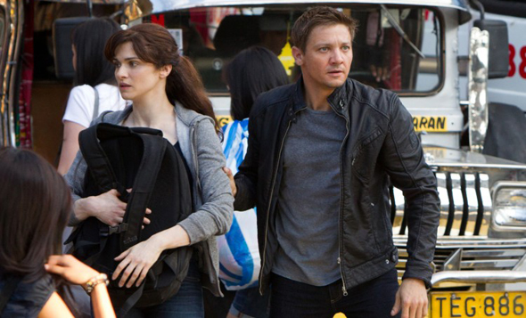 Jeremy Renner and Rachel Weisz in 'The Bourne Legacy'