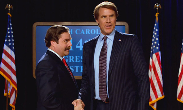 Will Ferrell and Zach Galifianakis in 'The Campaign'