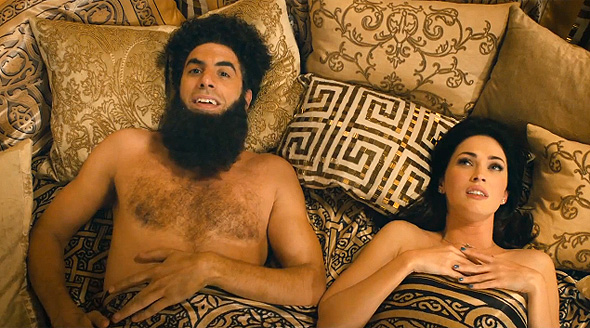 Sasha Baron Cohen and Megan Fox in 'The Dictator'