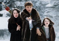 Anna Popplewell (left), William Moseley and Georgie Henley are siblings who become rulers of a mystical land in 'The Chronicles of Narnia: The Lion, The Witch and The Wardrobe'