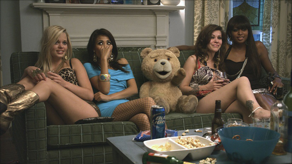 Ted with the ladies