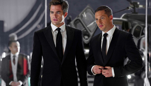 Chris Pine and Tom Hardy in 'This Means War'