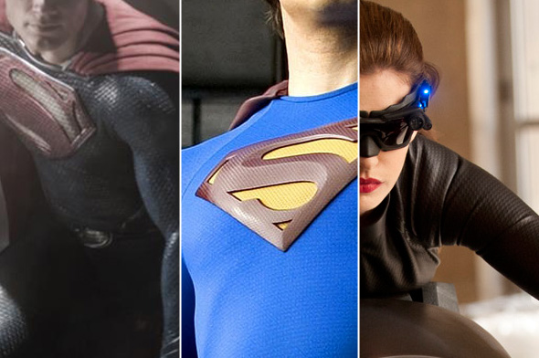 Why do superhero costumes all seem to have a checkered texture?