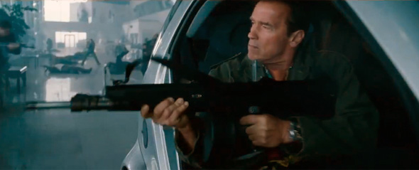 Arnold Schwarzenegger in 'The Expendables 2'