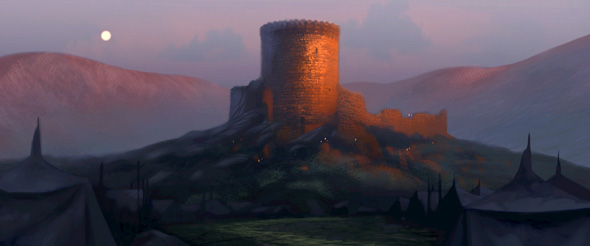 Conceptual art shows a castle in 'Brave'