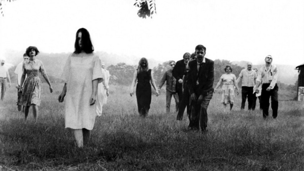 The zombies walk in 'Night of the Living Dead'