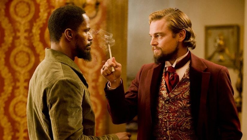 Jamie Foxx and Leonardo DiCaprio in 'Django Unchained'