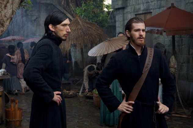 Adam Driver (left) and Andrew Garfield in 'Silence'