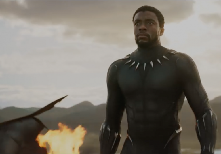 Chadwick Boseman is T'Challa in 'Black Panther'