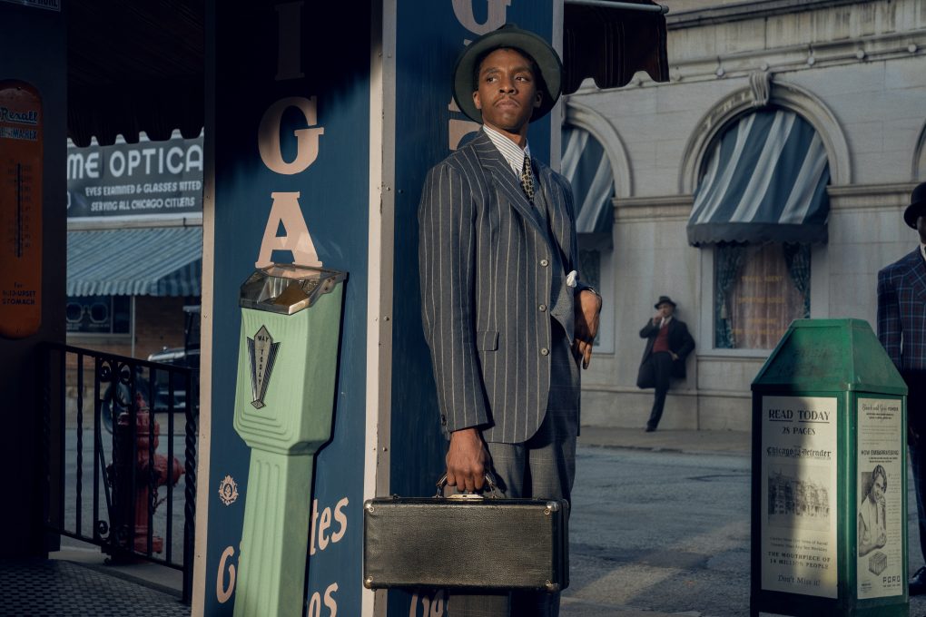 Chadwick Boseman in 'Ma Rainey's Black Bottom' on Netflix. (David Lee / Netflix)