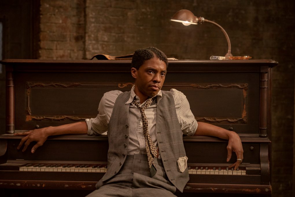 Chadwick Boseman in 'Ma Rainey's Black Bottom' on Netflix. (David Lee / Netflix)