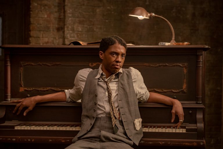Chadwick Boseman in 'Ma Rainey's Black Bottom' on Netflix. (David Lee / Netflix)