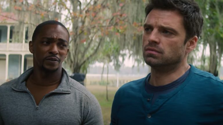 Anthony Mackie (left) and Sebastian Stan in ‘The Falcon and The Winter Soldier’ on Disney+