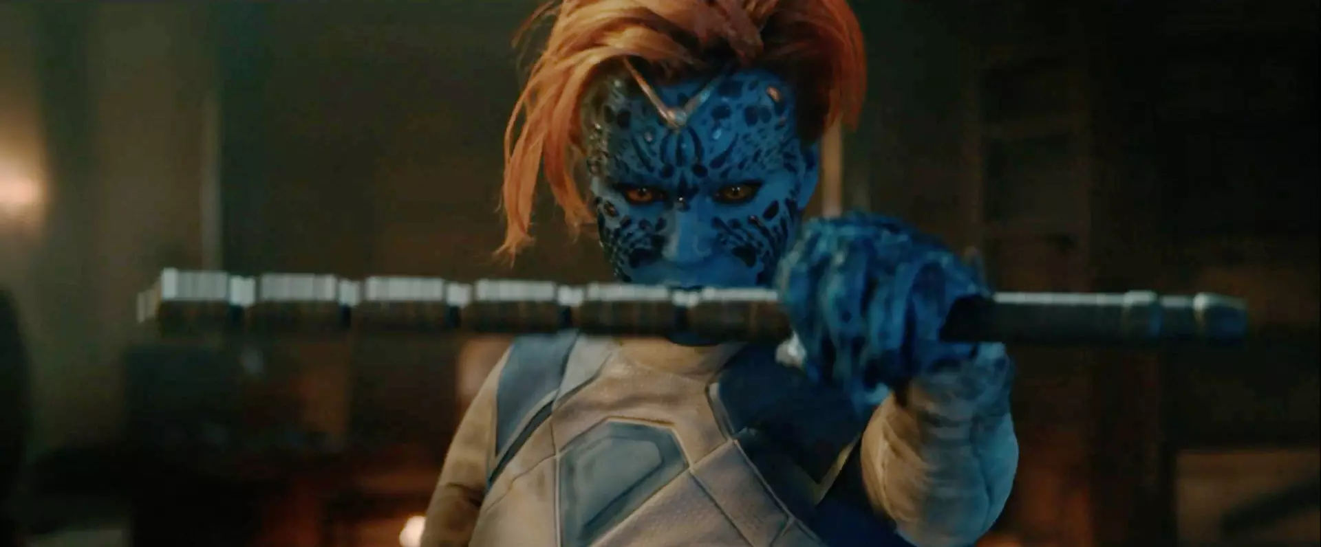 Rebecca Romijn as Mystique in “Avengers: Doomsday.” (Marvel Entertainment)