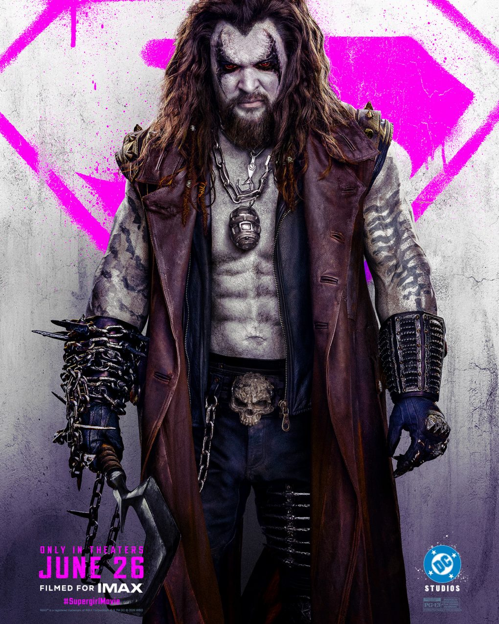 Lobo (Jason Momoa) in "Supergirl." (Warner  Bros.) 